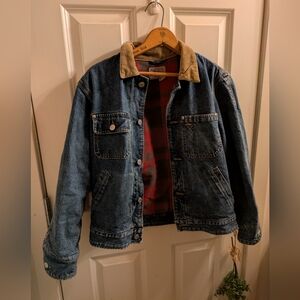Vintage Ralph Lauren Denim Jacket with Corduroy Collar